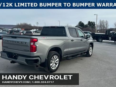 Certified 2023 Chevrolet Silverado 1500 Custom w/ LPO, Dark Essentials Package AWD/4WD image 3