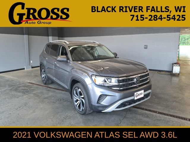 Used 2021 Volkswagen Atlas SEL Premium AWD/4WD image 1