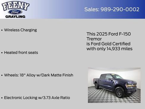 Certified 2025 Ford F150 Tremor w/ Mobile Office Package AWD/4WD image 20