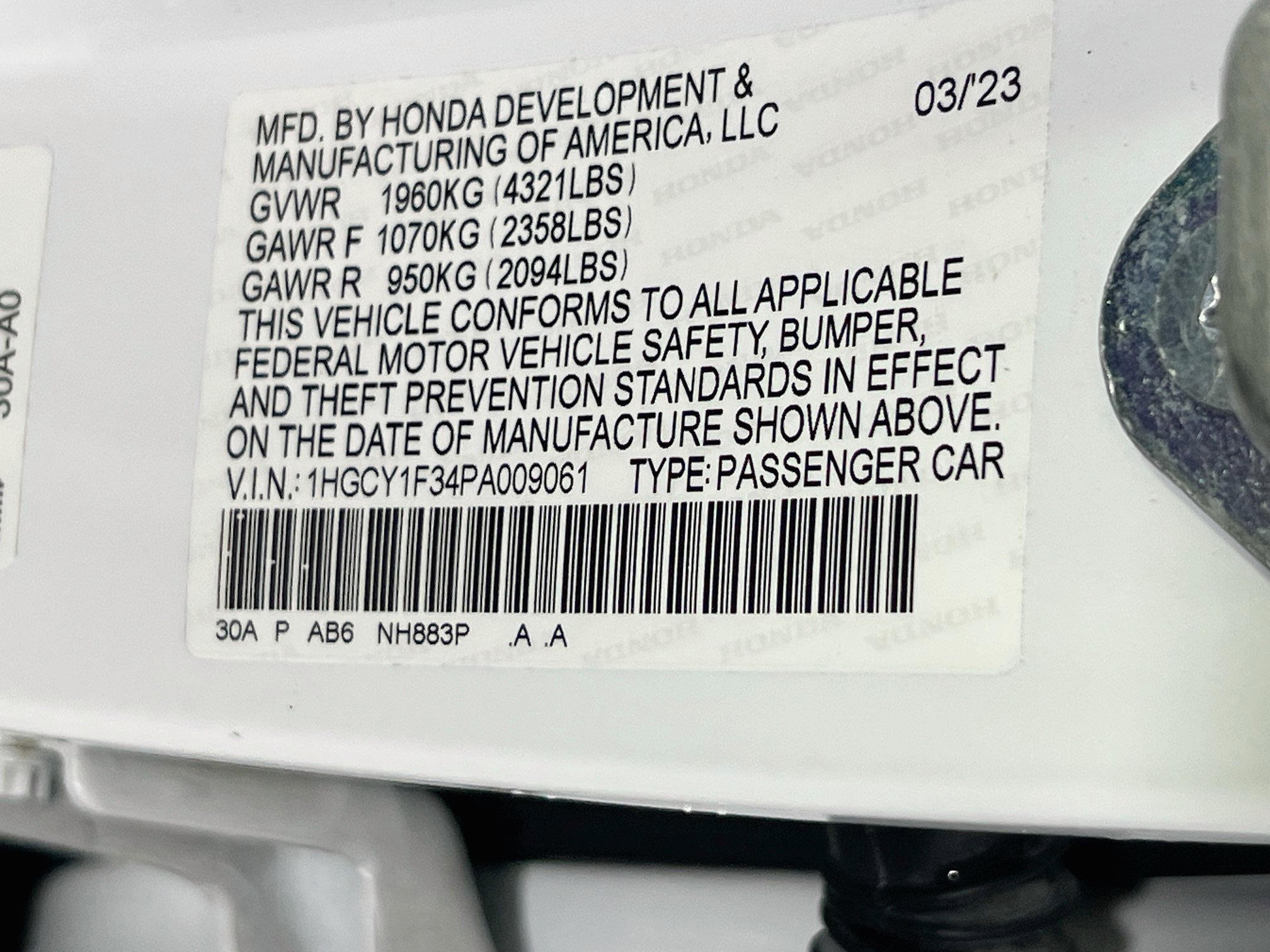 Used 2023 Honda Accord EX image 31