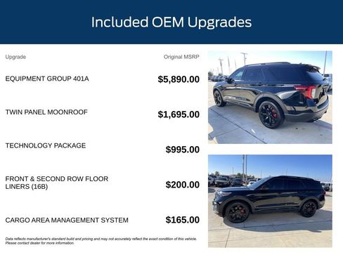 Used 2023 Ford Explorer ST w/ Equipment Group 401A image 11