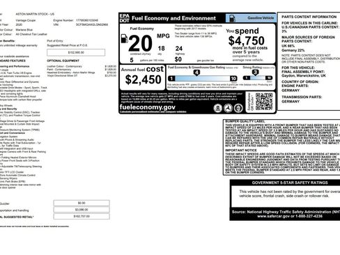 Used 2020 Aston Martin DB11 Volante RWD image 1