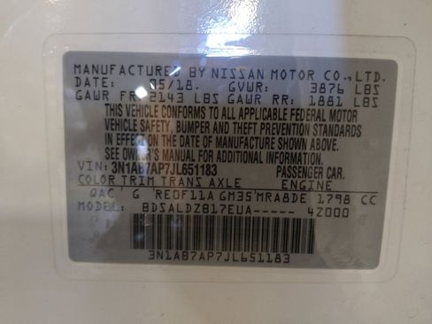 Used 2018 Nissan Sentra SV FWD image 33