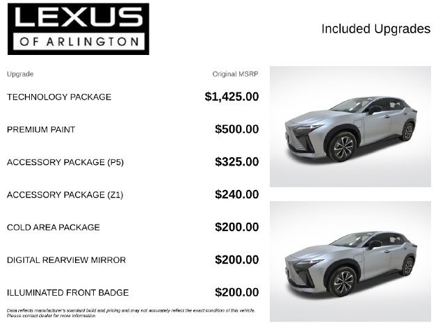 Used 2023 Lexus RZ 450e Premium w/ Technology Package AWD/4WD image 4