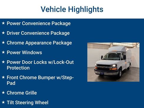 New 2025 Chevrolet Express 3500 w/ Power Convenience Package image 3