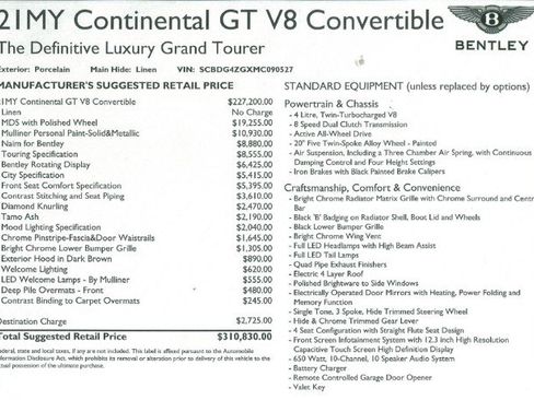 Used 2021 Bentley Continental GT V8 image 2