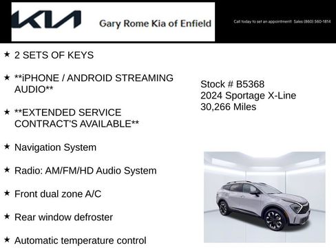 Certified 2024 Kia Sportage X-Line w/ X-Line Premium Package AWD/4WD image 14