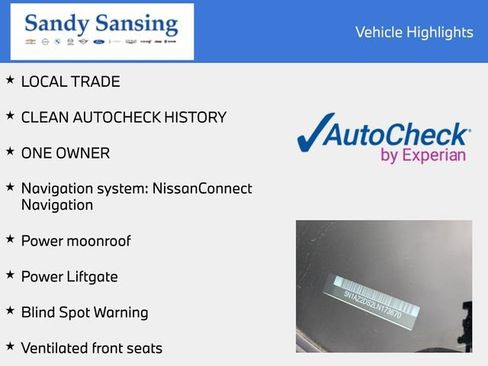 Used 2020 Nissan Murano Platinum w/ Cargo Package image 7