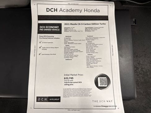 Used 2021 MAZDA CX-5 Carbon Edition AWD/4WD image 13