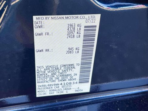 Certified 2022 Nissan Altima 2.5 S image 19