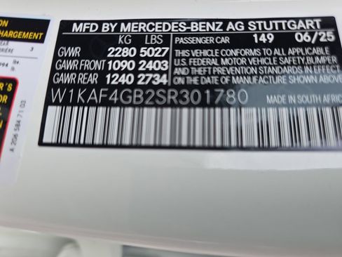 New 2025 Mercedes-Benz C 300 Sedan image 36