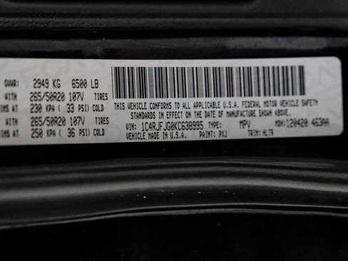 Used 2019 Jeep Grand Cherokee Summit w/ Platinum Series Group AWD/4WD image 75