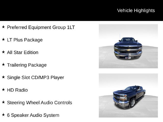 Used 2018 Chevrolet Silverado 1500 LT w/ All Star Edition AWD/4WD image 13