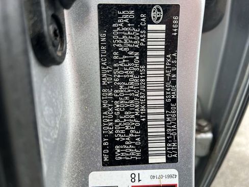Used 2018 Toyota Avalon Limited w/ All Weather Liner Package FWD image 34