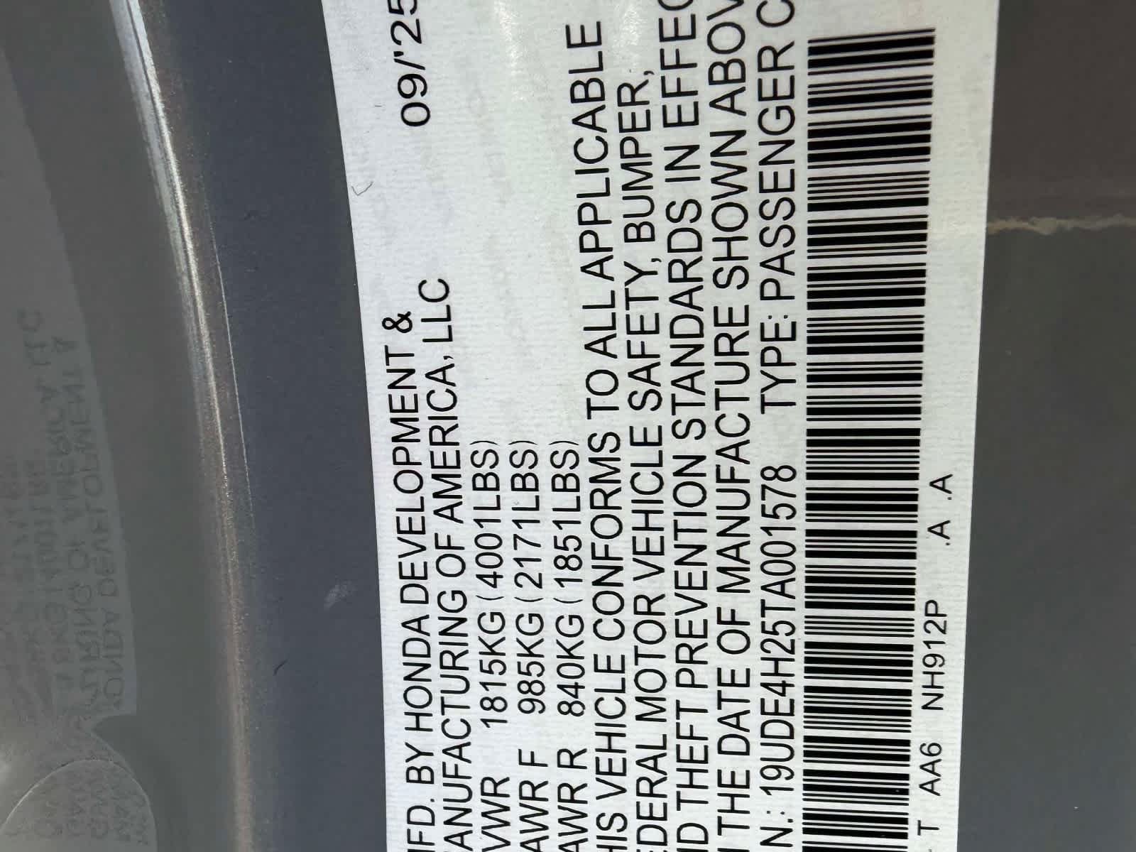 Certified 2026 Acura Integra FWD image 17