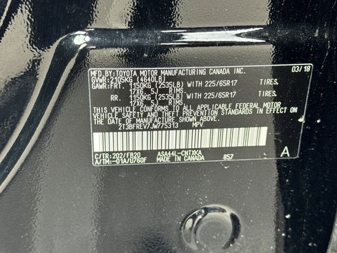 Used 2018 Toyota RAV4 LE w/ All Weather Liner Package AWD/4WD image 26