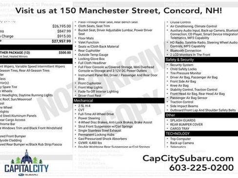 Used 2018 Subaru Forester 2.5i Premium w/ All-Weather Package image 1