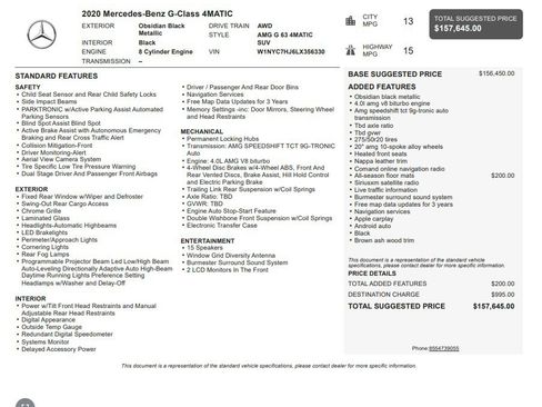 Used 2020 Mercedes-Benz G 63 AMG 4MATIC image 12