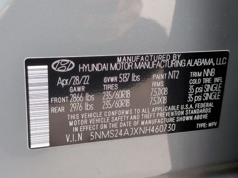 Used 2022 Hyundai Santa Fe SEL w/ Cargo Package image 35