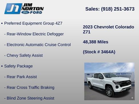 Used 2023 Chevrolet Colorado Z71 w/ Z71 Convenience Package 2 AWD/4WD image 11