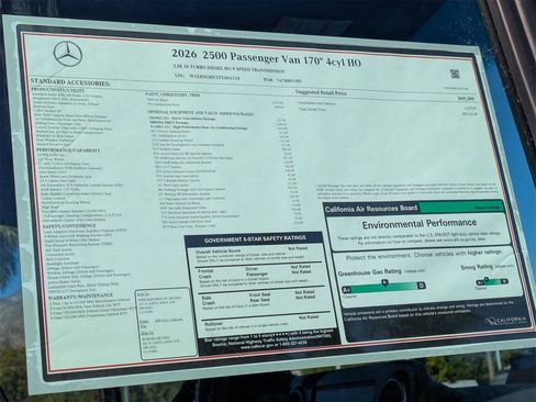 New 2026 Mercedes-Benz Sprinter 2500 image 15