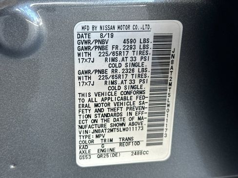 Used 2020 Nissan Rogue SV FWD image 38