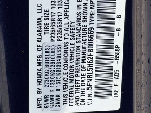 Used 2015 Honda Odyssey EX-L image 21