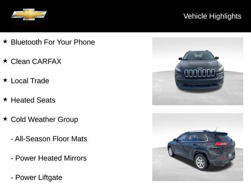 Used 2015 Jeep Cherokee Latitude w/ Cold Weather Group image 18