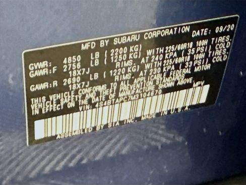 Used 2021 Subaru Outback Touring image 12