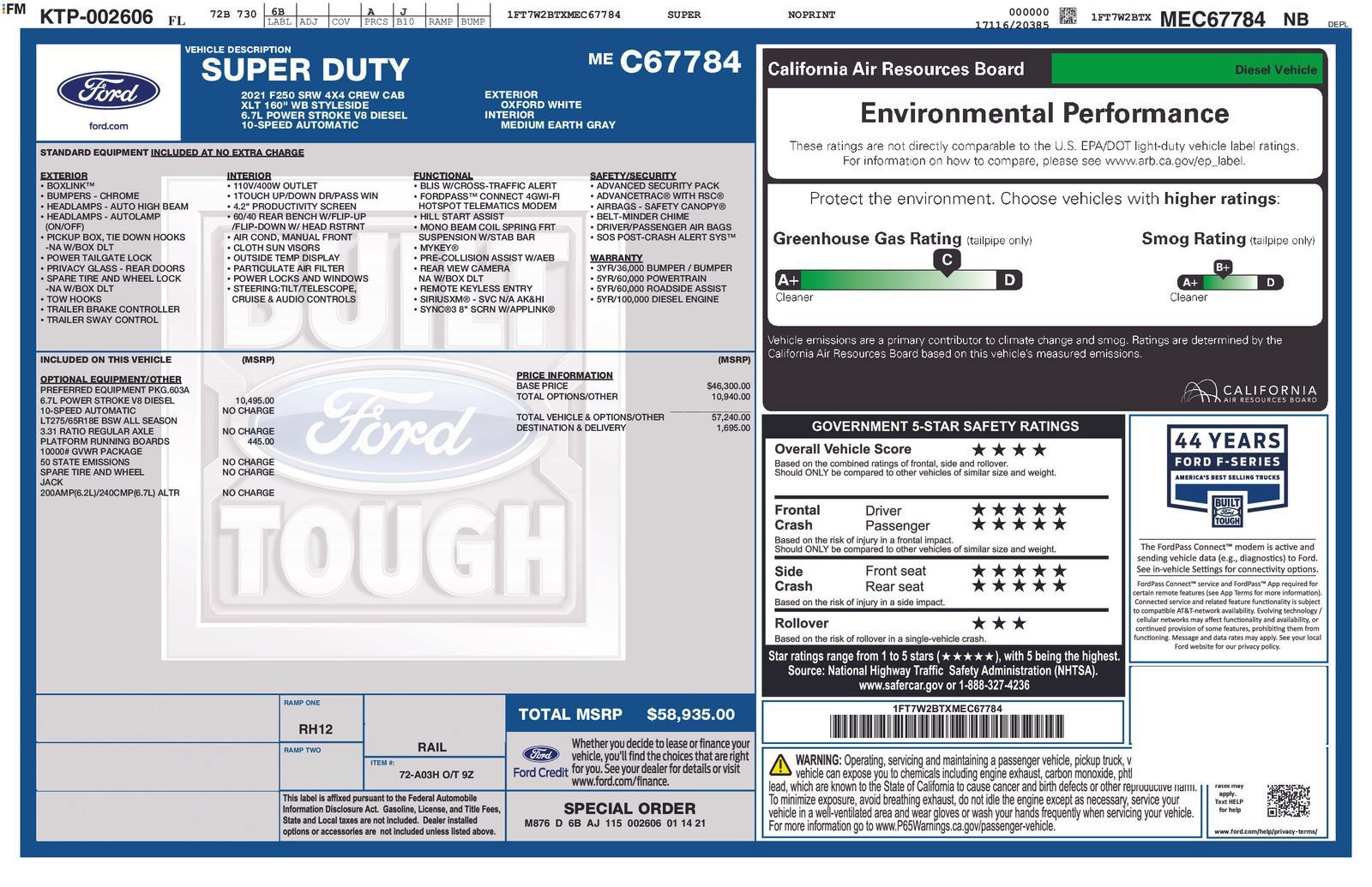 Used 2021 Ford F250 XLT AWD/4WD image 4