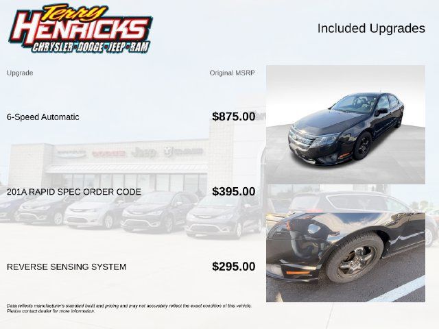 Used 2011 Ford Fusion SE w/ 201A Rapid Spec Order Code FWD image 8