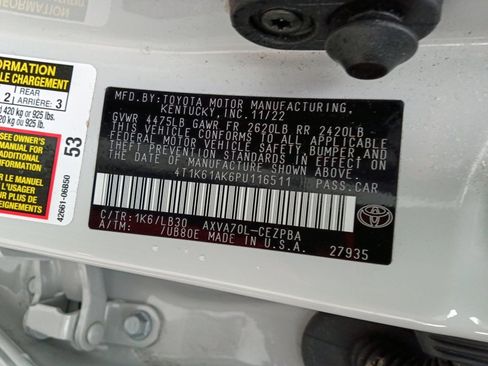 Used 2023 Toyota Camry XSE FWD image 39