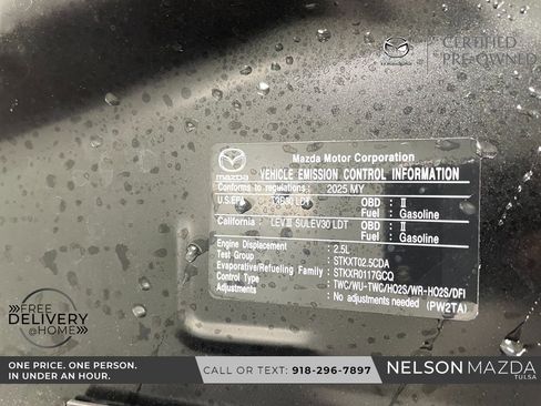 Certified 2025 MAZDA CX-5 AWD 2.5 S w/ Select Package image 47