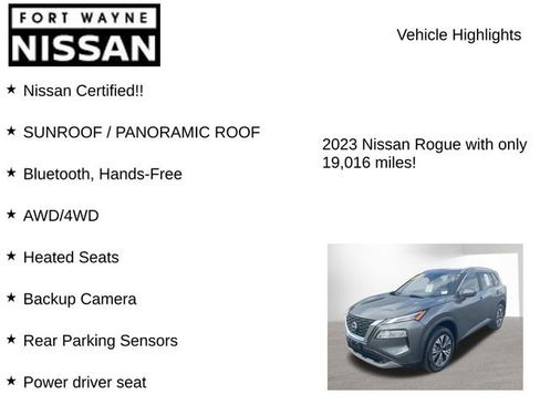 Certified 2023 Nissan Rogue SV w/ SV Premium B Package image 8