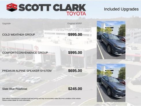 Used 2020 Jeep Cherokee Latitude Plus w/ Comfort/Convenience Group AWD/4WD image 9