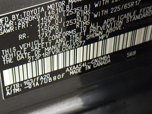 Used 2020 Toyota RAV4 XLE AWD/4WD image 27