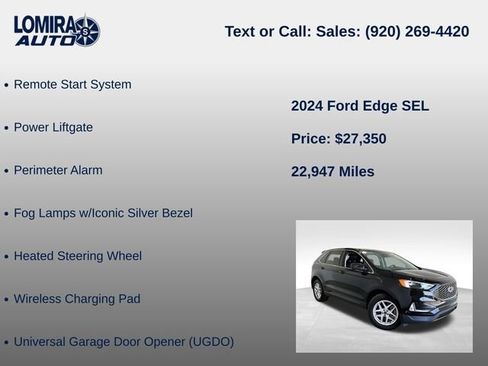 Used 2024 Ford Edge SEL w/ Convenience Package AWD/4WD image 27