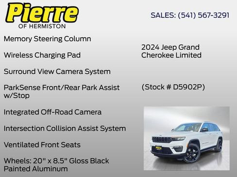 Used 2024 Jeep Grand Cherokee Limited w/ Luxury Tech Group II AWD/4WD image 30