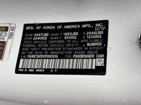 Used 2017 Acura NSX image 16