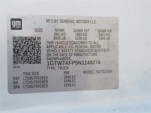 Used 2022 GMC Savana 2500 w/ Driver Convenience Package image 7