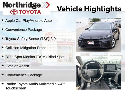 Used 2025 Toyota Camry LE w/ Convenience Package FWD image 2