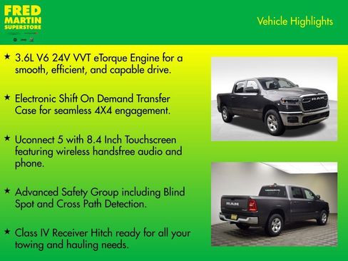 New 2026 RAM 1500 4x4 Crew Cab image 14