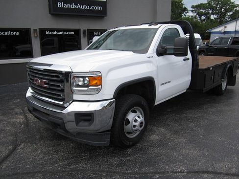 Used 2018 GMC Sierra 3500 4x4 Regular Cab w/ Snow Plow Prep Package image 2