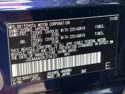 Certified 2024 Toyota Venza LE image 36