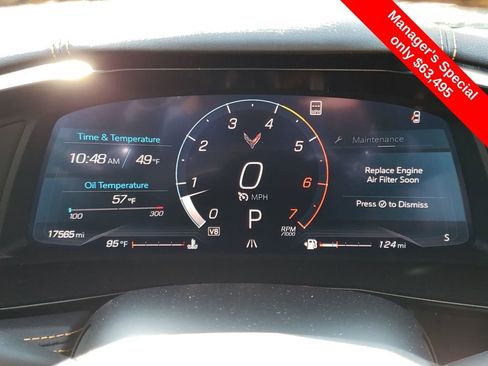 Used 2021 Chevrolet Corvette Stingray Preferred Cpe w/ Body-Color Dual Roof Package RWD image 16