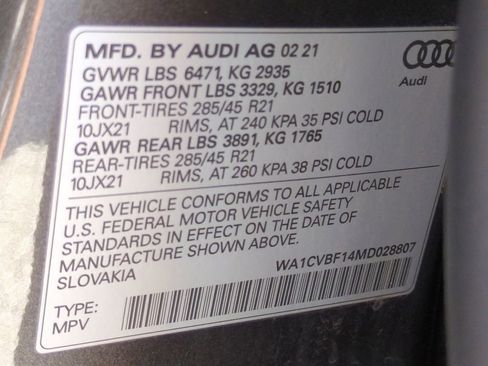 Used 2021 Audi Q8 Prestige w/ Prestige Package image 31