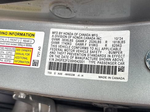 Used 2025 Honda Civic LX image 29