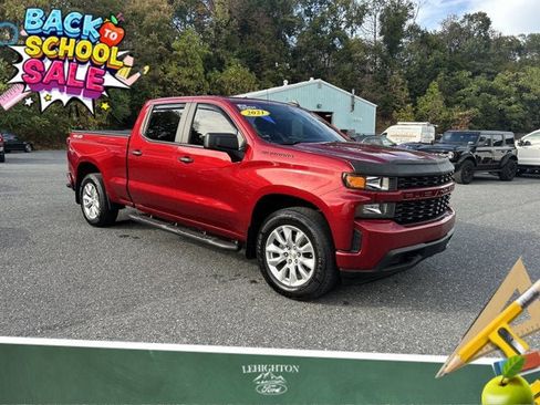 Used 2021 Chevrolet Silverado 1500 Custom w/ LPO, Dark Essentials Package image 1