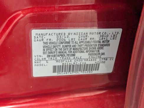 Used 2013 Nissan Sentra SR w/ Driver Pkg FWD image 24