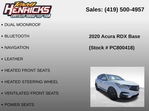 Used 2020 Acura RDX A-Spec AWD/4WD image 12